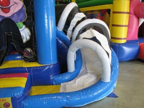 Springkussen Mini clown met slide